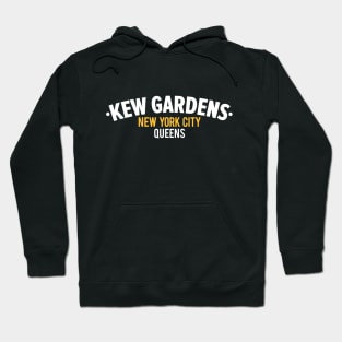 Minimalist Kew Gardens Logo - Capturing the Essence of Queens Hoodie